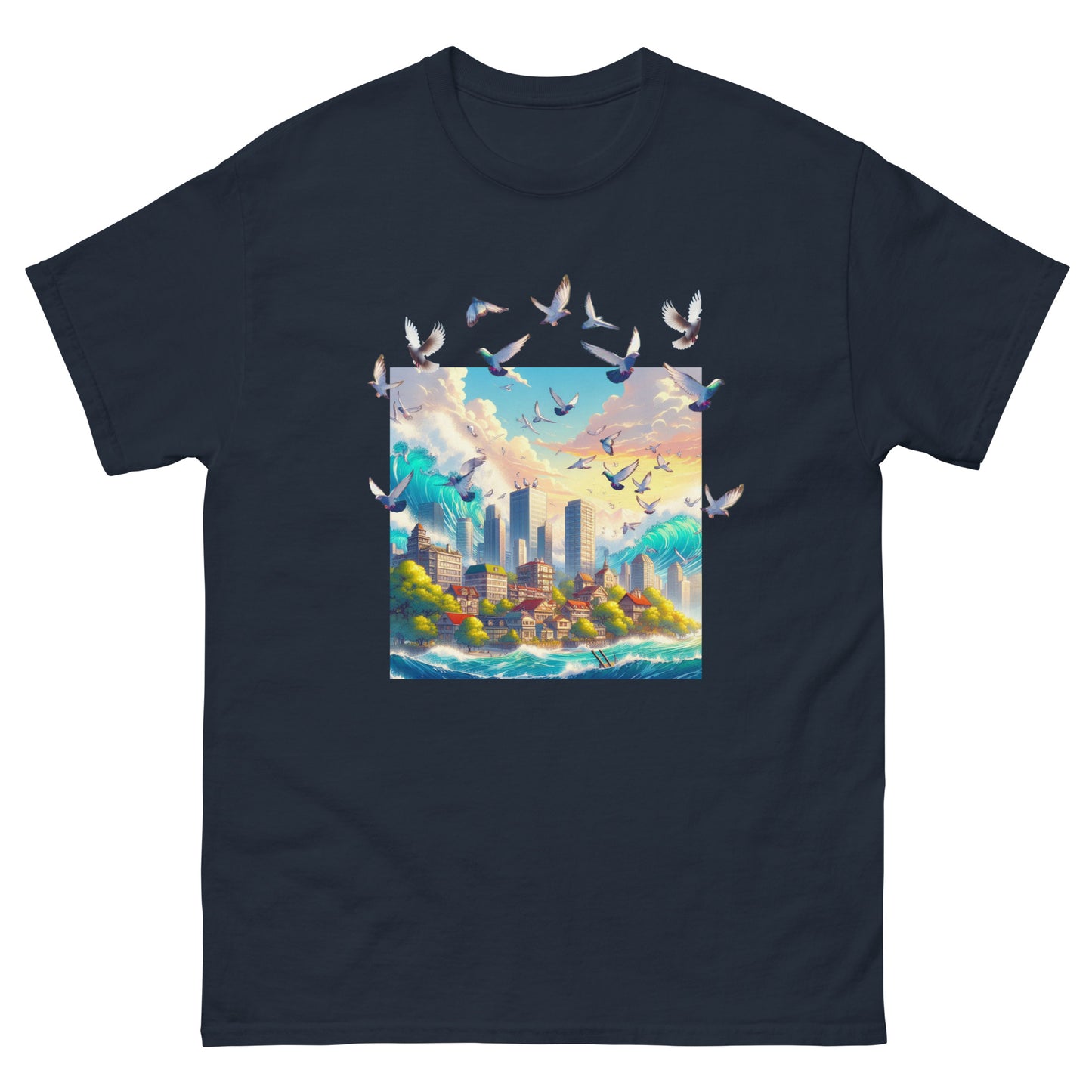 "Birds flying away" T-Shirt